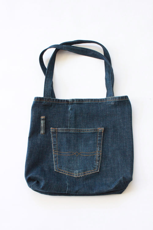 Indigo Wash Signature Tote